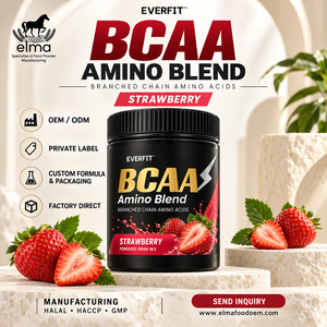 Concentrado de Proteína de Suero de Leche Elma Food 1KG Sin Azúcar Añadido 50 Porciones Fórmula de Crecimiento Muscular con BCAA Proteína en Polvo Sin GMO - Product Image 1