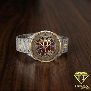 Reloj de Diamantes Moissanite Premium, Reloj Automático de Lujo Estilo Hip Hop, Reloj Mecánico VVS Brillante para Hombre - Product Image 1