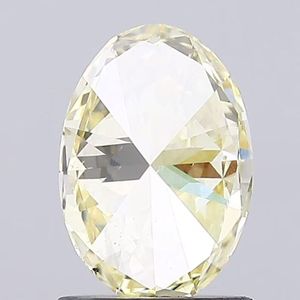Diamant synthétique de qualité supérieure, de forme ovale, jaune, cultivé en laboratoire, pierre brute, haute clarté, facetté - Product Image 3