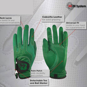 Gants de golf en peau de mouton respirants en cuir souple de qualité supérieure avec logo personnalisé pour la vente en gros - Product Image 5