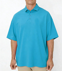 Polo Homme Personnalisé Streetwear Brodé 100% Coton, Haut Imprimé Oversize Style Rugby, T-shirts Polo Homme de Haute Qualité - Product Image 3