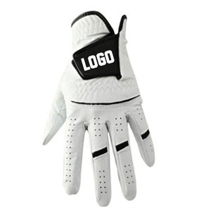 Gants de golf en cuir toutes saisons pour hommes et femmes avec ajustement extensible flexible, paume respirante, grip antidérapant, design écologique - Product Image 6