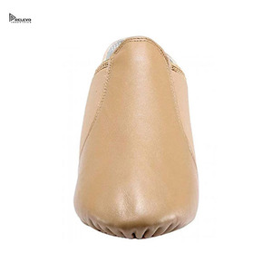 Zapatos de Baile de Jazz de Cuero Color Bronceado, Suela Suave y Flexible, Ligeros y Cómodos, Zapatos de Práctica y Actuación para Mujeres y Hombres, OEM - Product Image 2