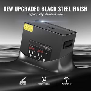 Pulitore a Ultrasuoni Digitale 180W 6L, Nuova Macchina Industriale per Pulizia a Ultrasuoni con Modalità Delicata, Degassificazione 40kHz, Realizzata in Metallo - Product Image 5
