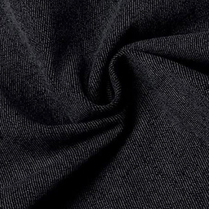 เสื้อแจ็คเก็ตยีนส์สีดำสำหรับผู้ชาย สไตล์ลำลอง สีพื้น ปกคอพับ ผ้าฝ้ายฟอกทรงปกติ กระดุมแถวเดียว สวมใส่ได้ในฤดูใบไม้ร่วง - Product Image 4