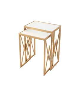 Modern <b>Gold</b> Metal <b>Console</b> <b>Table</b> with Tempered Glass Top and Cross Base Design for Living Room Furniture - Product Image 2