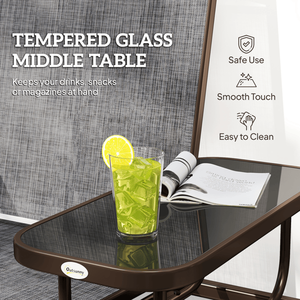 Panca da Giardino per Esterni, Elegante Arredo da Patio per Sedute Confortevoli - Product Image 5