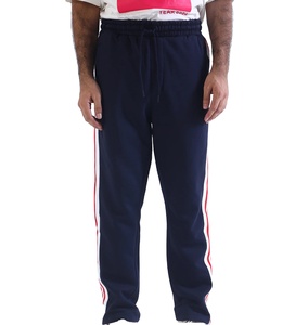 Men's Customized Sports Pants <b>Joggers</b> New Arrival Summer Street Wear <b>Slim</b> Fit Side Stripe Sweatpants Mid Waist 100% Cotton - Product Image 4