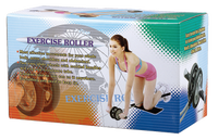 Roue abdominale ALLWINWIN ABW11 - Tapis de genou, tube de résistance, rouleau d'exercice, entraînement du tronc, salle de sport