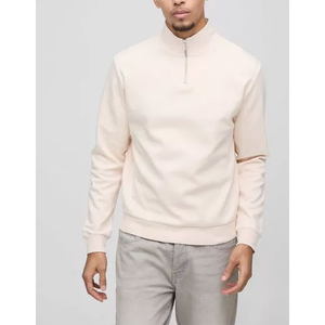 Sudaderas con media cremallera personalizadas para hombre, estilo urbano, a precio económico. Nuevas sudaderas de moda con media cremallera para hombre. - Product Image 1