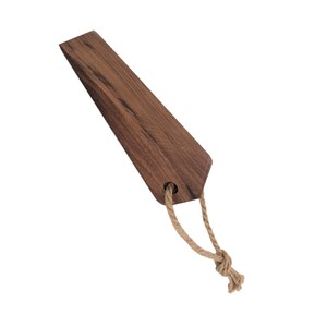 Cale de porte artisanale en bois dur avec poignée en cuir - Vente en gros Moradabad - Product Image 3