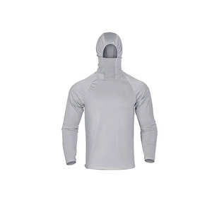 Camisa de Pesca con Capucha de Manga Larga UPF 50 Personalizada para Unisex, Protección UV, Secado Rápido, Transpirable, 100% Poliéster Spandex - Product Image 2