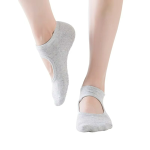 High Quality Women's Yoga <b>Socks</b> With Grips Non Slip Skid Pilates Ballet Barre <b>Socks</b> - Product Image 2