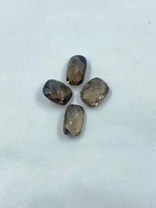 Natural Smoky Quartz <b>Cushion</b> Shape 11.05Carat 7x11MM High Quality Smoky Brown <b>Colour</b> for Jewelry Making 4Pcs - Product Image 2