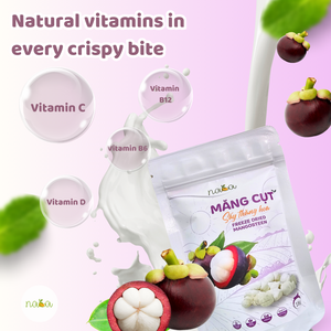 Mangostán dulce liofilizado de excelente calidad, 18 g/bolsa, venta a granel con proceso de fruta seca FD para aperitivos - Product Image 6