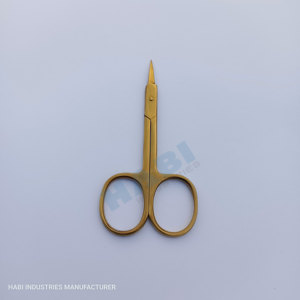 Customized Stainless Steel Curved Blade <b>Cuticle</b> <b>Scissors</b> & Manicure Shears Right-Handed Wholesale Suppliers Dead Skin Remover - Product Image 5