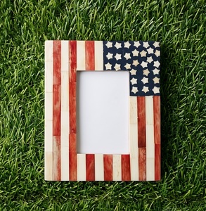 Premium <b>Black</b> Bone Resin <b>Photo</b> <b>Frame</b> Handmade Modern Tabletop Decor - Product Image 5
