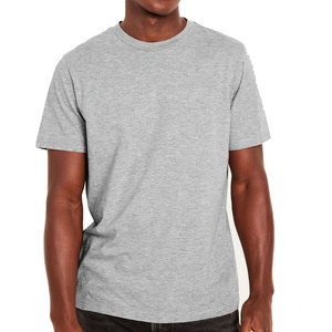 T-shirt pour homme, coupe classique, logo sur le devant, pur coton, manches courtes, 220 GSM, séchage rapide, respirant, couleurs basiques, décontracté - Product Image 6