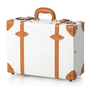 Pu Leather Vintage <b>Trunk</b> Box Pearl <b>White</b> Leather <b>Storage</b> <b>Trunk</b> Box - Product Image 2