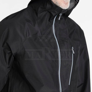 Breathable <b>Packable</b> Outdoor Unisex Rain <b>Jacket</b> with Waterproof Shell Stand Collar Full Zip for Hiking Running Fishing - Product Image 5