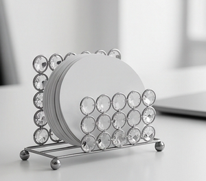 Porta Servilletas de Metal y Cristal de la Mejor Calidad, Vajilla Premium Ideal para el Hogar, Cocina y Almacenamiento de Papel Higiénico - Product Image 3