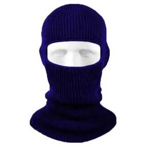 Balaclava en tricot intégral à 1 trou avec logo brodé personnalisé pour l'hiver - Product Image 5