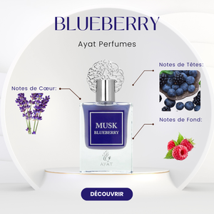 Parfum MUSK BLUEBERRY 50ml par Ayat Perfumes, original de Dubaï, parfum arabe longue tenue pour homme et femme. - Product Image 3