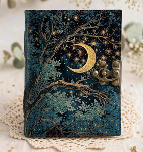 Journal Grimoire en Cuir – Carnet de Croquis Vintage Livre des Ombres (Pages vierges) - Product Image 6