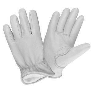 Wholesale Cheap JNM SAFETY Cowhide Grain Leather Heavy Duty Safety <b>Gloves</b> Anti-Slip Breathable Durable Elastic Cuff - Product Image 3