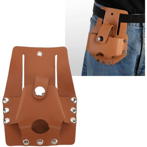 Porte-mètre ruban en cuir robuste, accessoire professionnel pour ceinture à outils en cuir, pour charpentier, électricien, entrepreneur, construction - Product Image 3