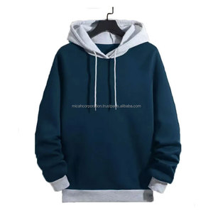 Sweat-shirts d'hiver pour hommes de haute qualité, 100% coton molletonné, fermeture éclair, chauds, décontractés, impression personnalisée, service OEM - Product Image 5