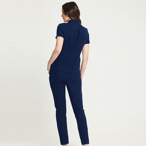 Combinaisons d'infirmières personnalisées pour femmes grandes tailles, extensibles, en tissu respirant, pour usage hospitalier, logo personnalisé - Product Image 4