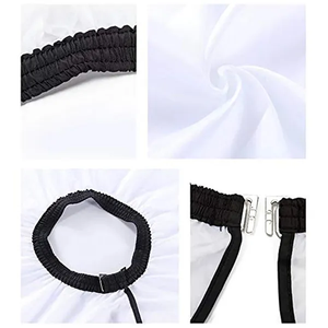 Cape de Barbier Personnalisée, Manteaux de Coiffeur, Vêtements de Travail pour Salon de Beauté, Pongee Résistant à l'Eau, Écologique, Anti-Adhérent, Haute Qualité Saaqaans - Product Image 2