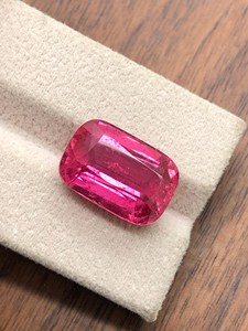 Pierre de Rubellite Naturelle, Pierre Précieuse de Tourmaline Rose en Vrac, Qualité Exceptionnelle et Rare, Coupe Octogonale pour la Fabrication de Bijoux, Cristal de Guérison - Product Image 6