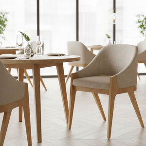 Fauteuil en tissu durable et écologique en bois de teck, style minimaliste moderne, design mi-siècle, haut de gamme, pour la maison, les mariages et les événements, vente en gros - Product Image 6