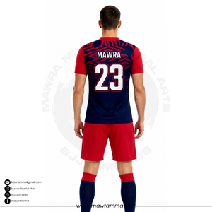 Mawra Premium Custom Soccer Uniforms Unisex Lightweight Sublimation Print Team Jersey Athletic Training Match <b>Kits</b> Wholesale OEM - Product Image 4