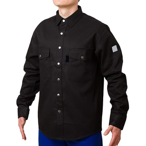 เสื้อเชิ้ตเชื่อมโลหะ OEM&ODM แบบกำหนดเองได้ ยูนิเซ็กซ์ ไซส์ใหญ่ แขนยาว ทนไฟ ป้องกันไฟฟ้าสถิตย์ ชุดยูนิฟอร์มทำงาน เสื้อผ้าฝ้ายดิร์ล - Product Image 2