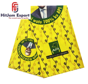 ผ้าฝ้ายพิมพ์ลายแอฟริกันสีสันสดใสสำหรับตัดเย็บเสื้อผ้าตามสั่ง งานโบสถ์ ชุดนักเรียน บริการผลิตแบบ OEM ODM - Product Image 2