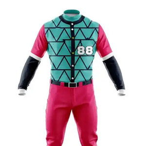 Meilleur uniforme de baseball sur mesure, vêtements d'entraînement, prix bas, 100% polyester, uniforme de baseball en gros - Product Image 4