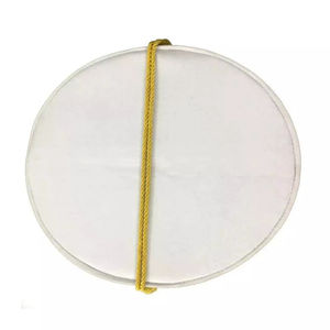 Chapeau de cérémonie maçonnique de qualité supérieure, personnalisé, avec ailes tombantes, brodé à la main, blanc, pour le Rite écossais du 33e degré - Product Image 3