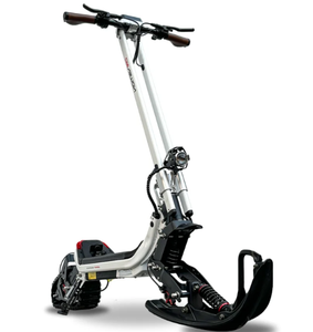 MEILLEURE OFFRE 2026 Trottinette Électrique Blanche 500W Roues Tout-Terrain Neige Ski Moteur Brushless Nouvelle Vitesse Maximale >80km/h - Product Image 1