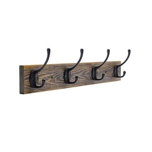 Wooden <b>Key</b> <b>Holder</b> for <b>Wall</b> Hanging with Strong Hooks Perfect for Home Entryway Hallway Kitchen and Office - Product Image 1