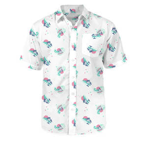 T-shirt Hawaïen Homme à Prix Ajustable, Anti-Plis, Écologique, Col Montant, Manches Courtes, Qualité Supérieure, Respirant et Léger - Product Image 3