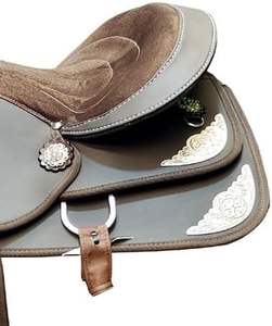Arnés de vaca sudamericano premium y silla de montar western para caballo de senderismo, grabada a mano, de cuero genuino, transpirable - Product Image 4