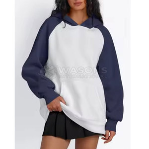 Hoodie oversize simple pour femme, style uni, doux au toucher, pour un usage quotidien - Product Image 4