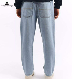 New Men's Fashionable Jogging <b>Jeans</b> Pants <b>Elastic</b> Bottom Casual Detail High Quality Stylish Pants - Product Image 2