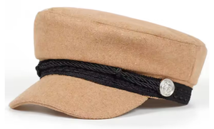 Unisex Cadet Cap Adjustable Flat <b>Top</b> Hat with Lace Buckle Outdoor Sports Sun Protection Cap OEM ODM - Product Image 4