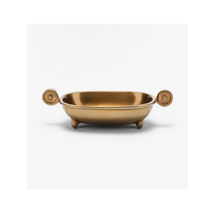 Porte-savon en laiton massif finition antique, porte-savon doré, plateau à savon de luxe haut de gamme pour hôtel, spa, salle de bain, décoration de salle de bain - Product Image 4