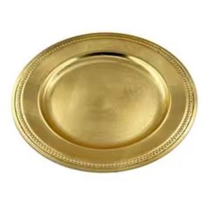 Plato de Presentación de Lujo en Metal Dorado para Mesa de Banquete, Plato Base Redondo Decorativo para Catering, Fiestas y Eventos - Product Image 6
