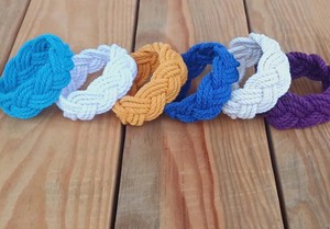 Trendy SNH AB 110 Cute Unisex Milan Leather & Cotton Nautical Adjustable <b>Rope</b> <b>Bracelet</b> for Children's Anniversary - Product Image 1